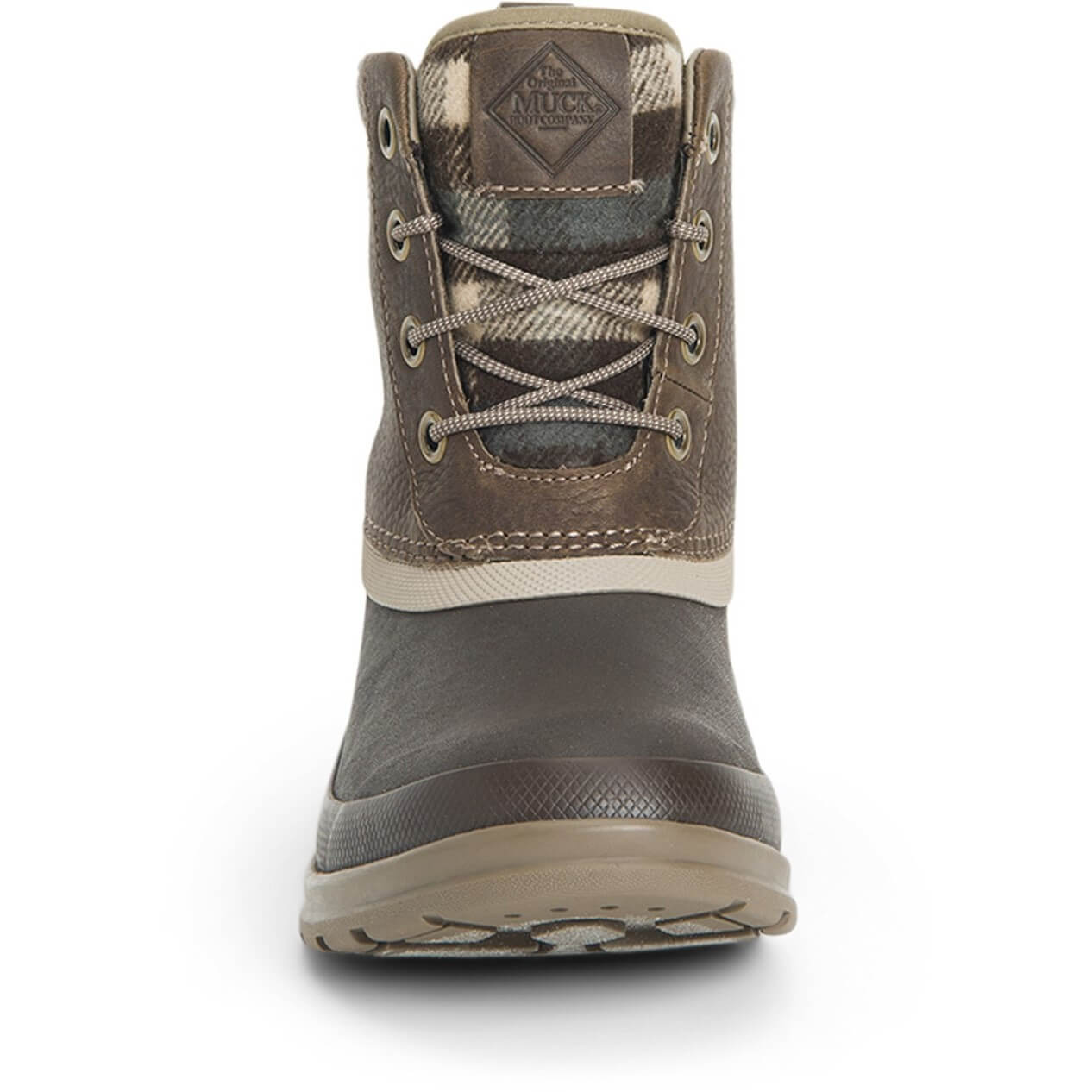 Muck Boots Originals Duck Lace Wellies Walnut/Brown 3#colour_walnut-brown