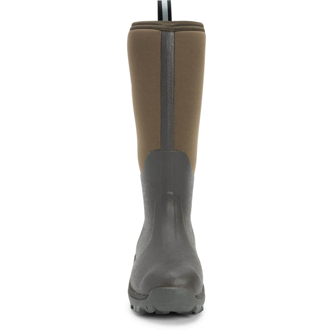 Muck Boots Wetland Hi Patterned Wellington Boots Bark 3#colour_bark