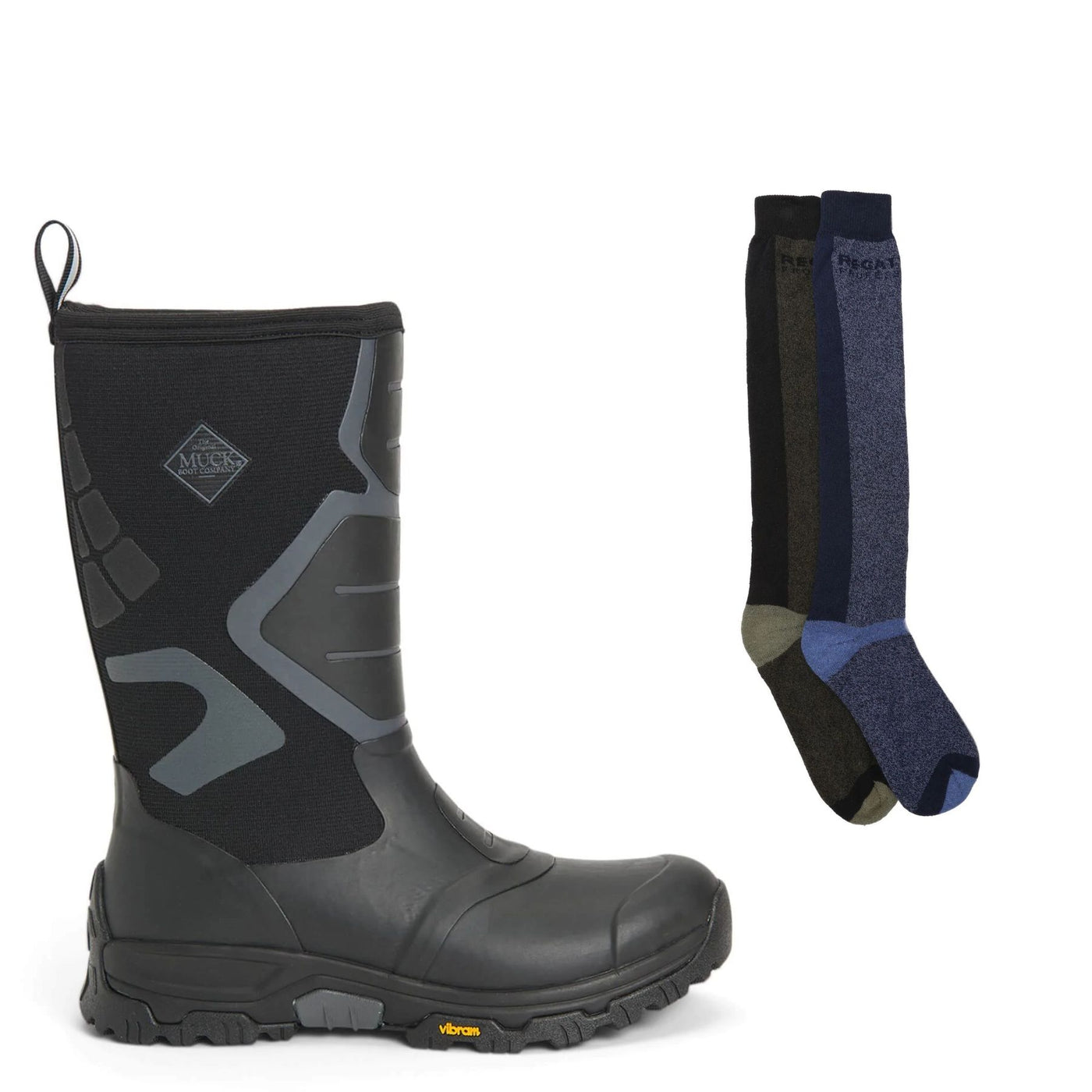 Muck Boots Apex Special Offer Pack - Wellies + 2 Pairs Welly Socks