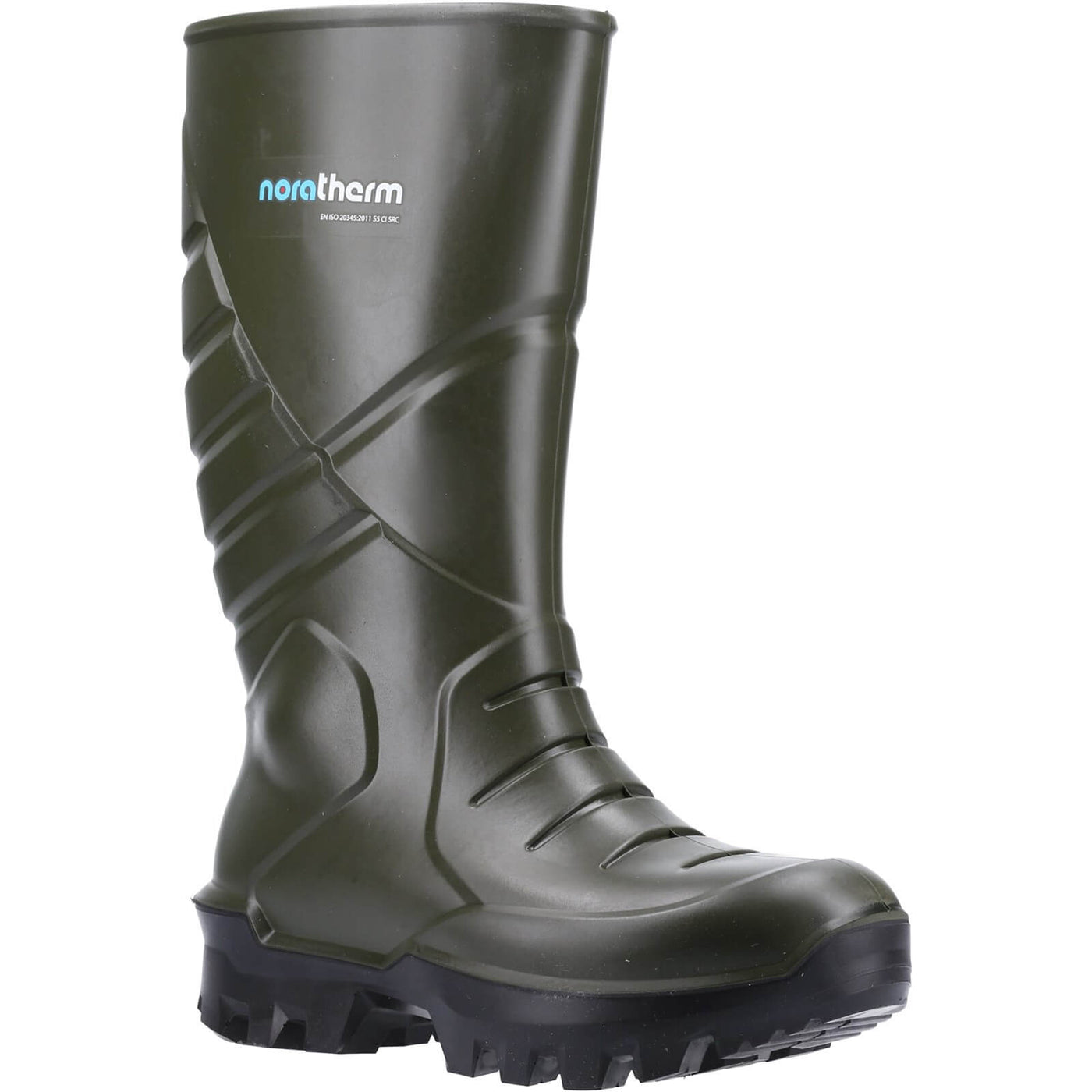 Nora Noratherm S5 Full Polyurethane Thermo Safety Boots Green/Black 1#colour_green-black