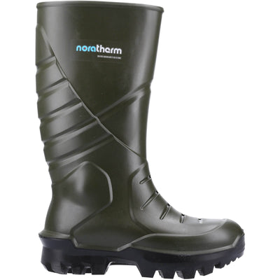 Nora Noratherm S5 Full Polyurethane Thermo Safety Boots Green/Black 4#colour_green-black