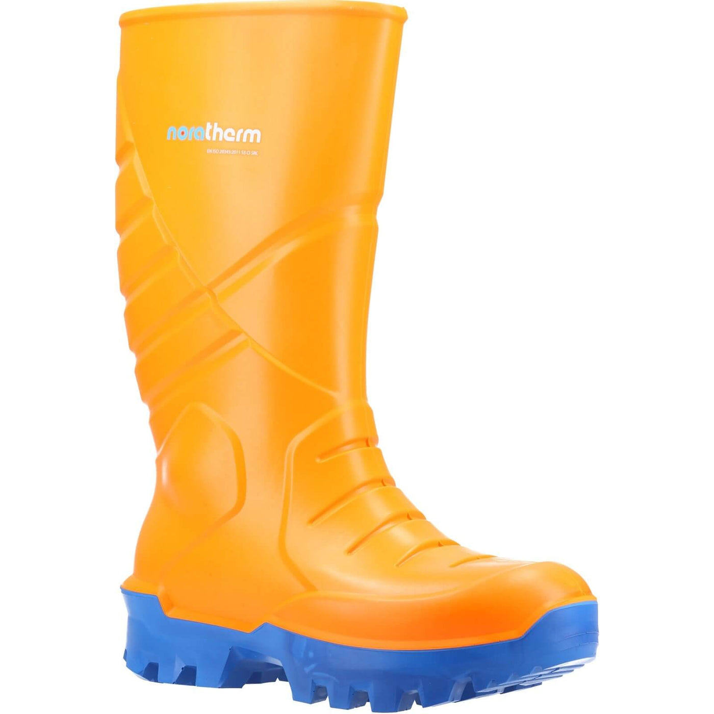 Nora Noratherm S5 Full Polyurethane Thermo Safety Boots Orange/Blue 1#colour_orange-blue