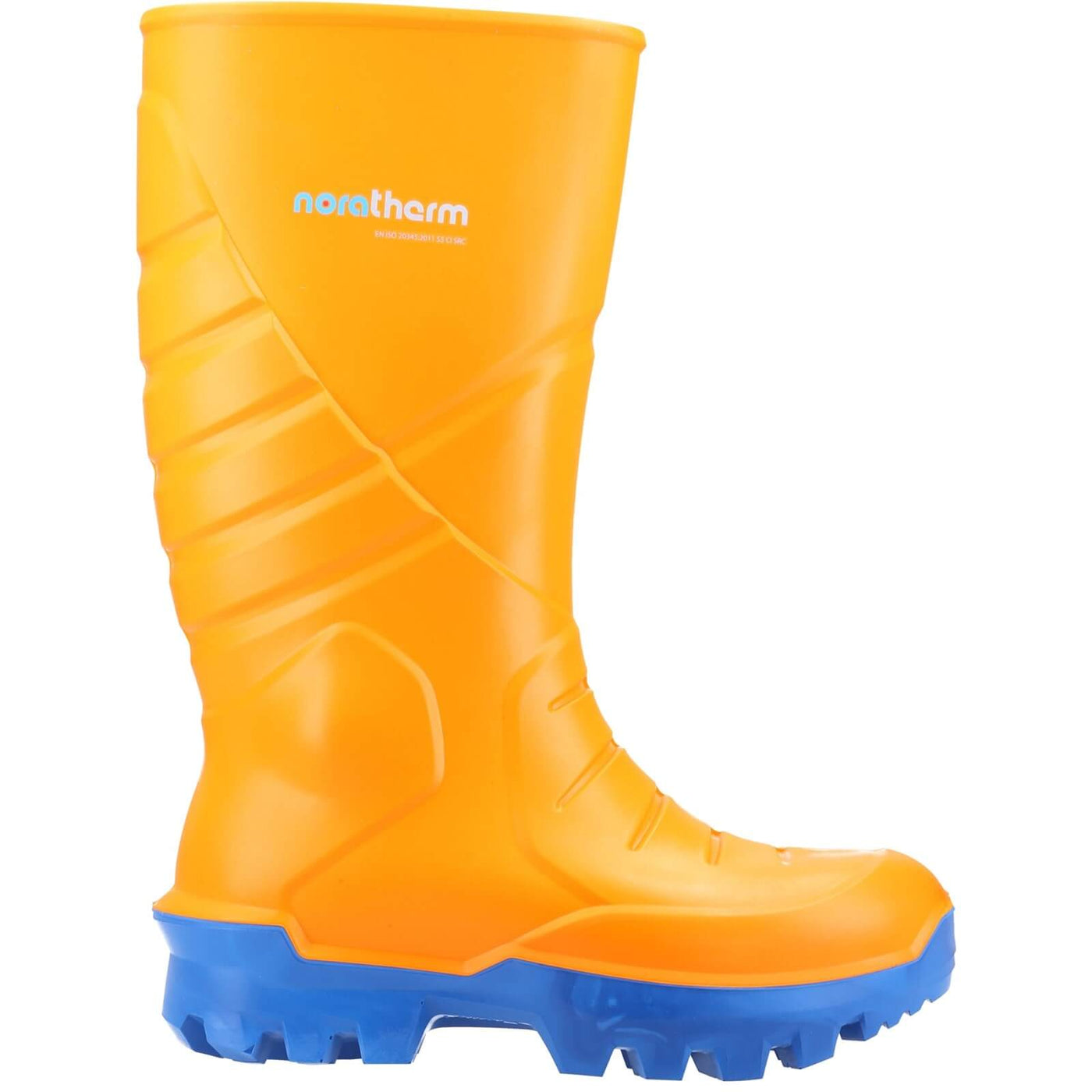 Nora Noratherm S5 Full Polyurethane Thermo Safety Boots Orange/Blue 4#colour_orange-blue