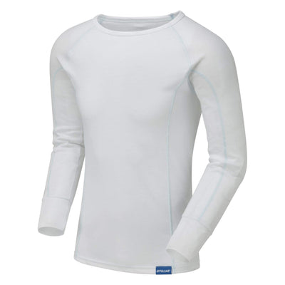PULSAR BZ1501 Blizzard Mens Thermal Base Layer Shirt White Angle.jpg #colour_white