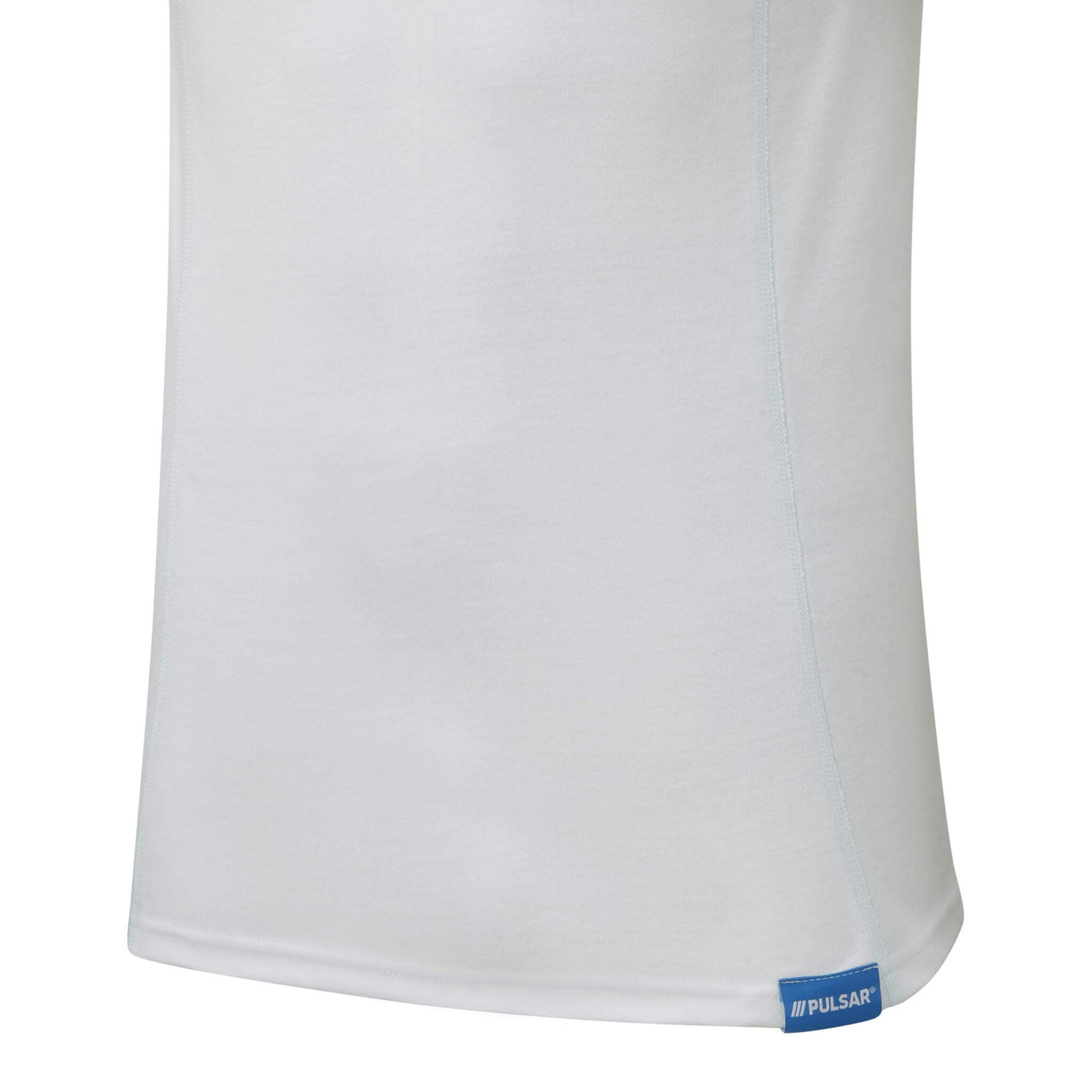 PULSAR BZ1501 Blizzard Mens Thermal Base Layer Shirt White BZ1501 Mens White T Shirt Detail.jpg #colour_white