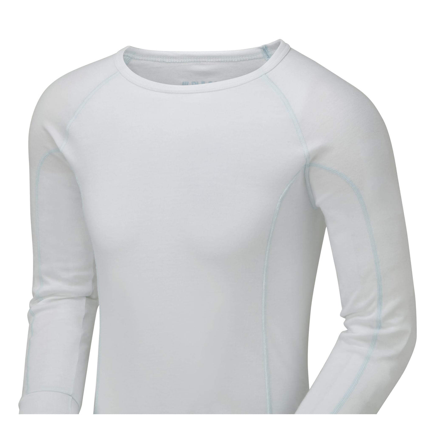 PULSAR BZ1501 Blizzard Mens Thermal Base Layer Shirt White Detail.jpg #colour_white