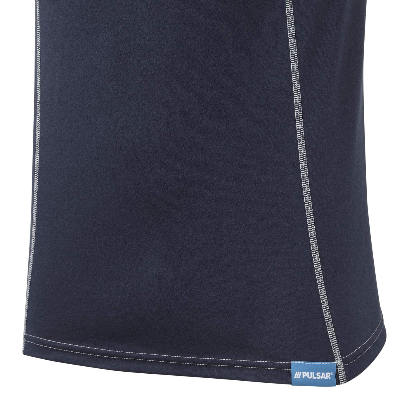 PULSAR BZ1502 Blizzard Short Sleeve Base Layer Shirt Navy Detail.jpg #colour_navy