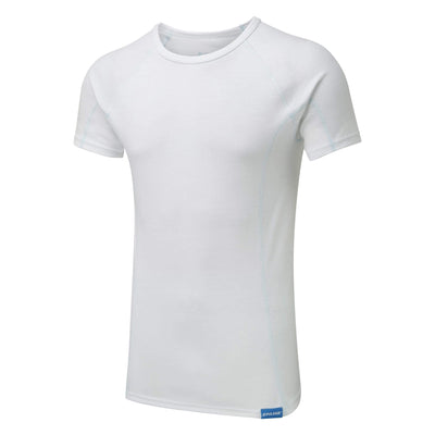 PULSAR BZ1502 Blizzard Short Sleeve Base Layer Shirt White Angle.jpg #colour_white