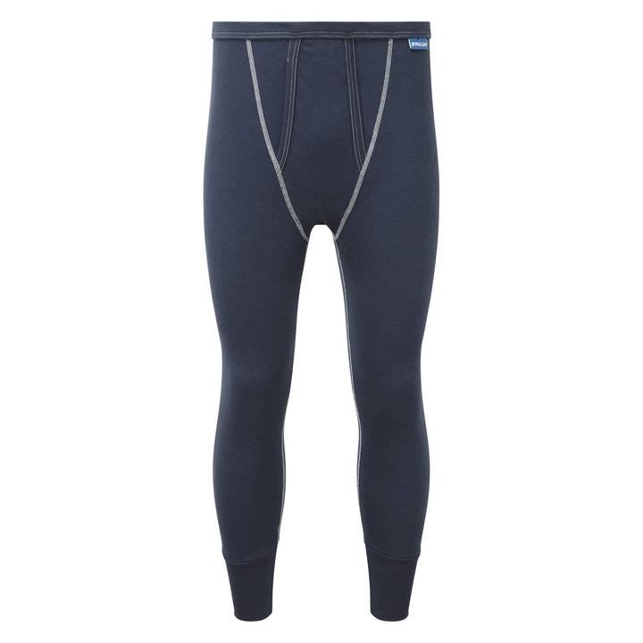 PULSAR BZ1503 Mens Blizzard Base Layer Pants Navy Front.jpg #colour_navy