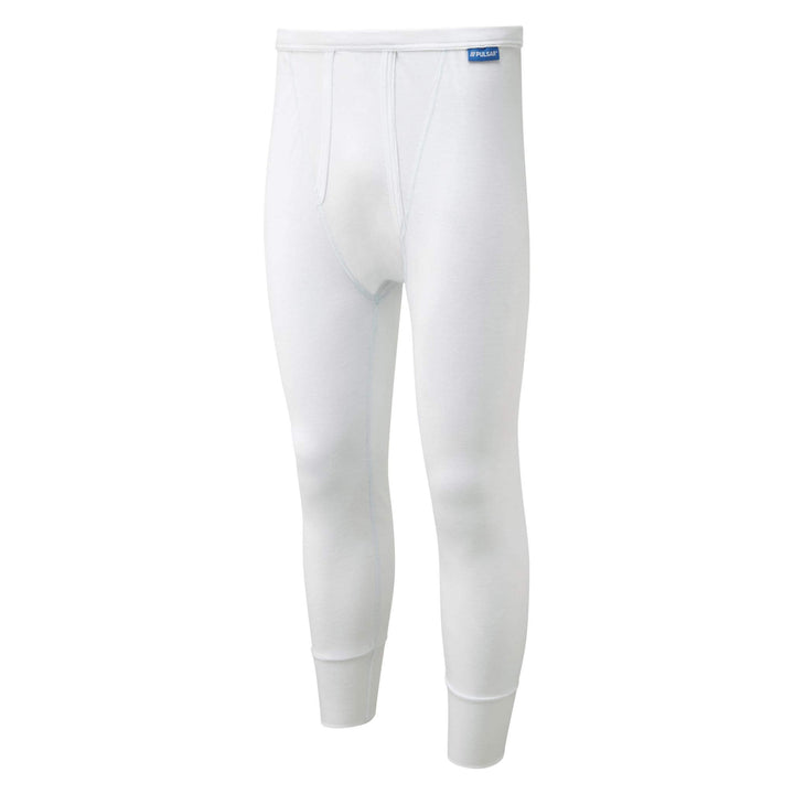 PULSAR BZ1503 Mens Blizzard Base Layer Pants White Angle.jpg #colour_white