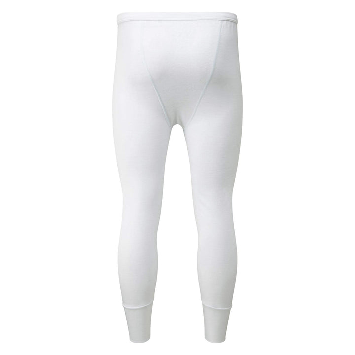 PULSAR BZ1503 Mens Blizzard Base Layer Pants White Back.jpg #colour_white