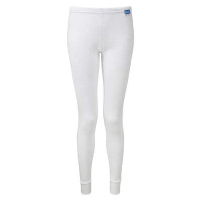 PULSAR BZ1552 Blizzard Ladies Thermal Base Layer Pants White Front.jpg #colour_white