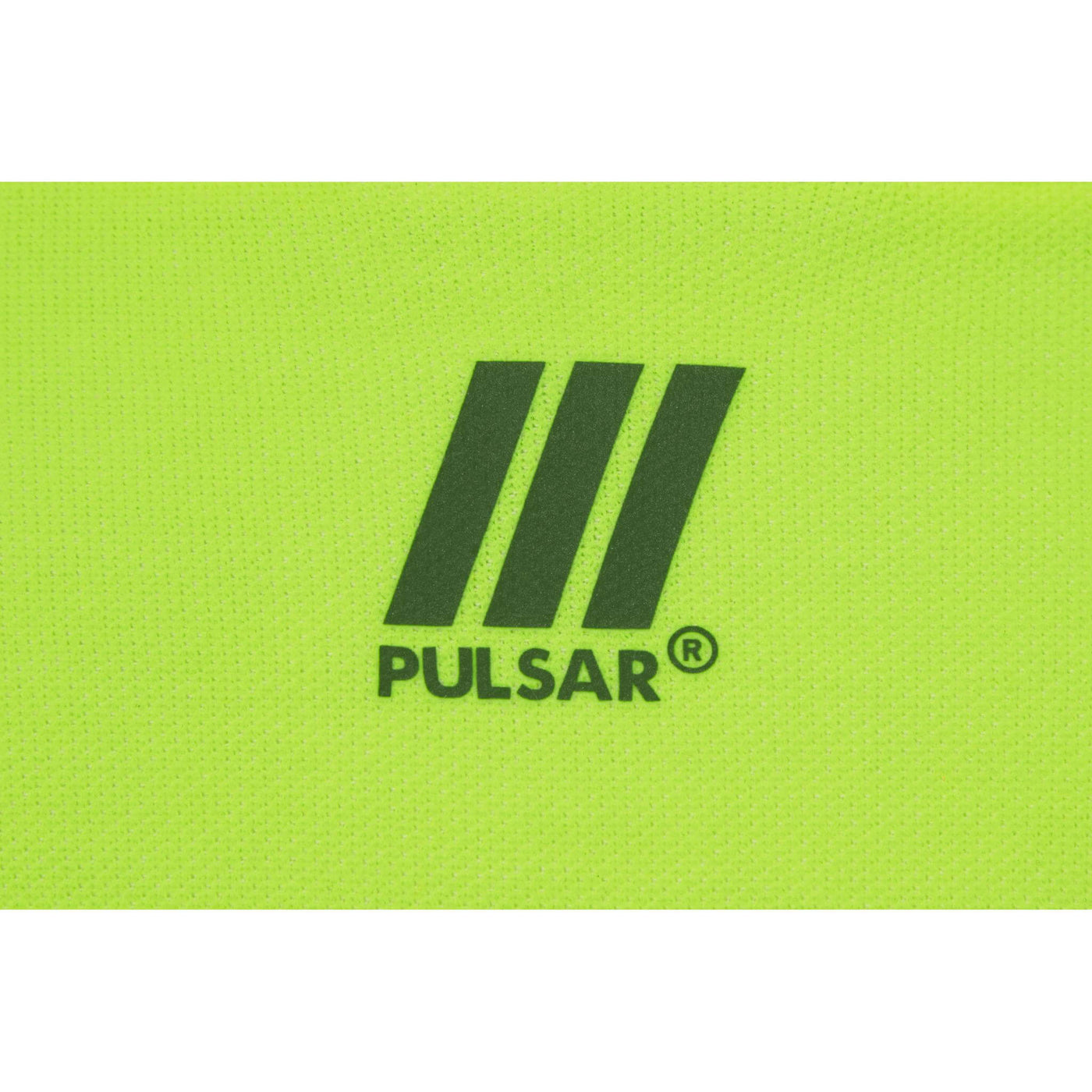 PULSAR LFE900 LIFE Mens Sustainable Polo Shirt Yellow Detail Branding  #colour_yellow