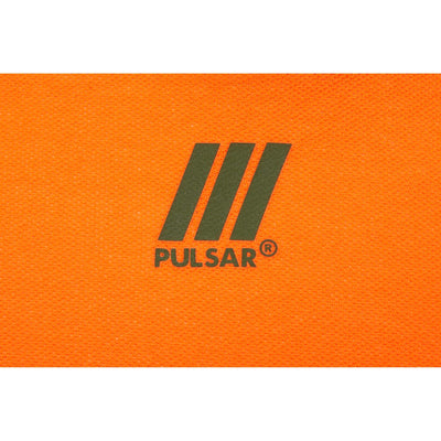 PULSAR LFE904 LIFE Mens Sustainable Long Sleeve Polo Shirt Orange Detail Branding  #colour_orange