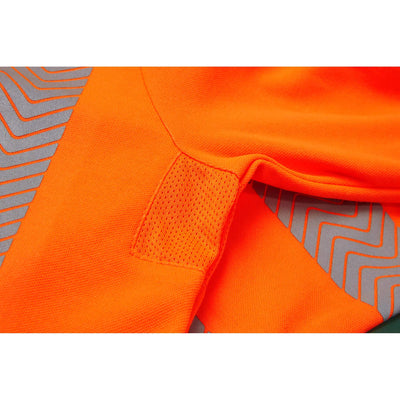 PULSAR LFE951 LIFE Ladies Sustainable Polo Shirt Orange Detail Ventilation  #colour_orange