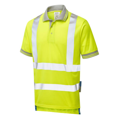PULSAR P175 Hi Vis Polo Shirt Yellow Angle.jpg #colour_yellow