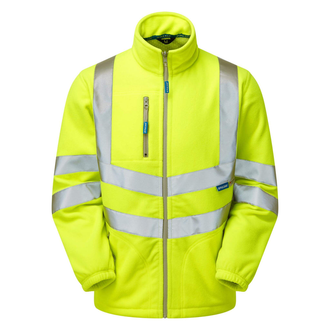 PULSAR P507 Hi Vis Interactive Fleece Yellow Front.jpg #colour_yellow