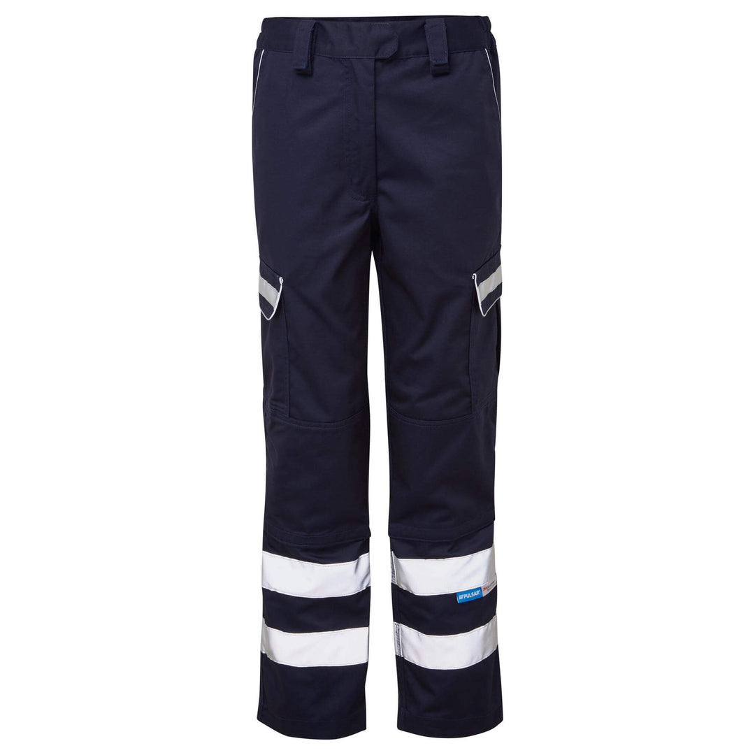 PULSAR P513LDS Ladies Knee Pad Combat Trousers Navy Front.jpg #colour_navy