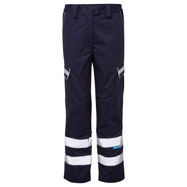 PULSAR P513LDS Ladies Knee Pad Combat Trousers Navy Front.jpg #colour_navy