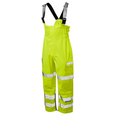 PULSAR P521 Foul Weather Bib and Brace Trousers Yellow Back.jpg #colour_yellow
