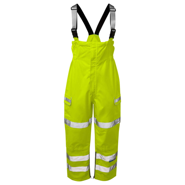 PULSAR P521 Foul Weather Bib and Brace Trousers Yellow Front.jpg #colour_yellow