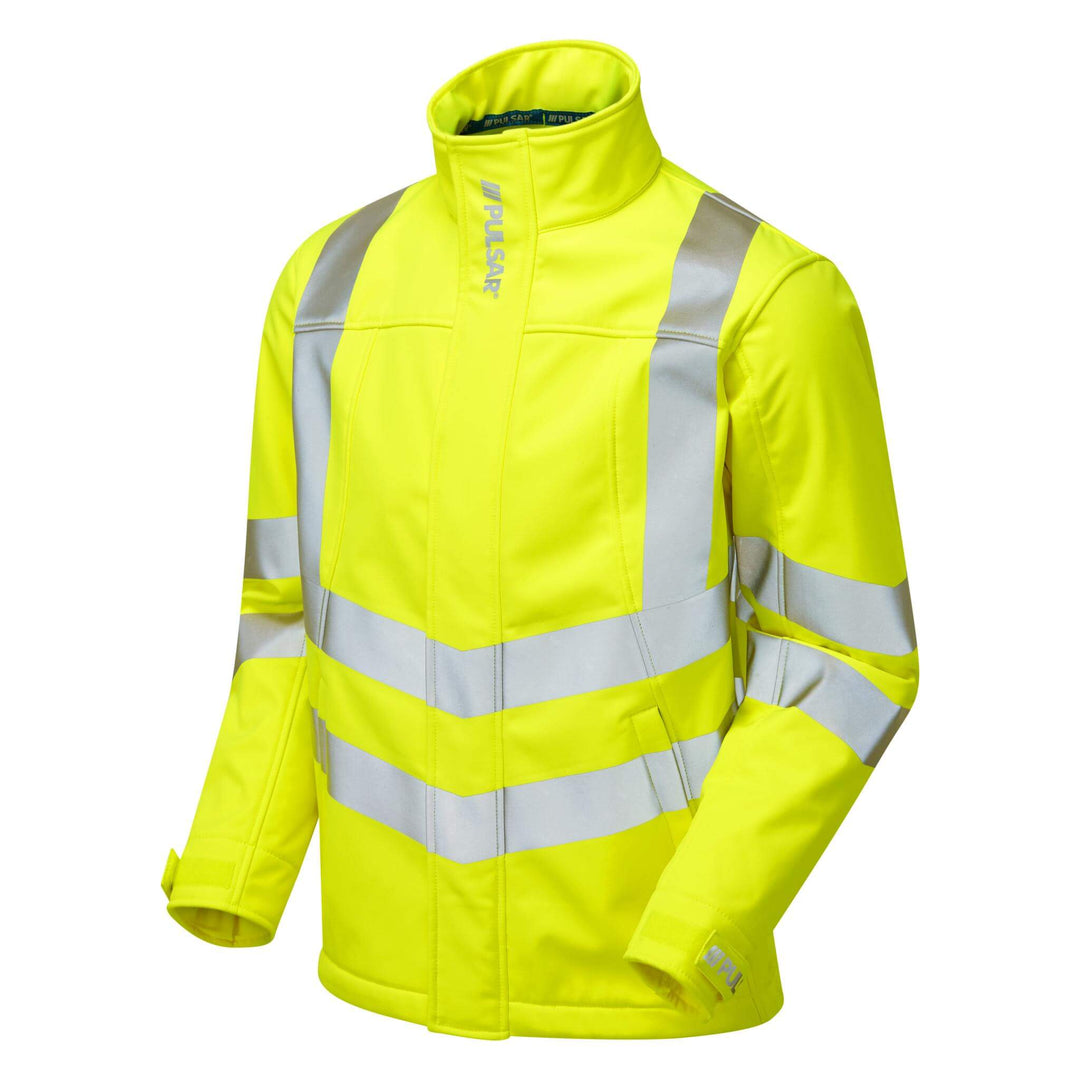 PULSAR P534 Interactive Hi Vis Softshell Jacket Yellow Angle.jpg #colour_yellow