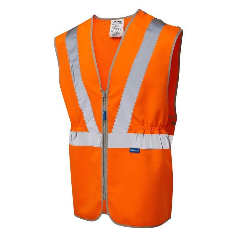 PULSAR PR145 Rail Spec Hi Vis Waistcoat Orange Angle.jpg #colour_orange