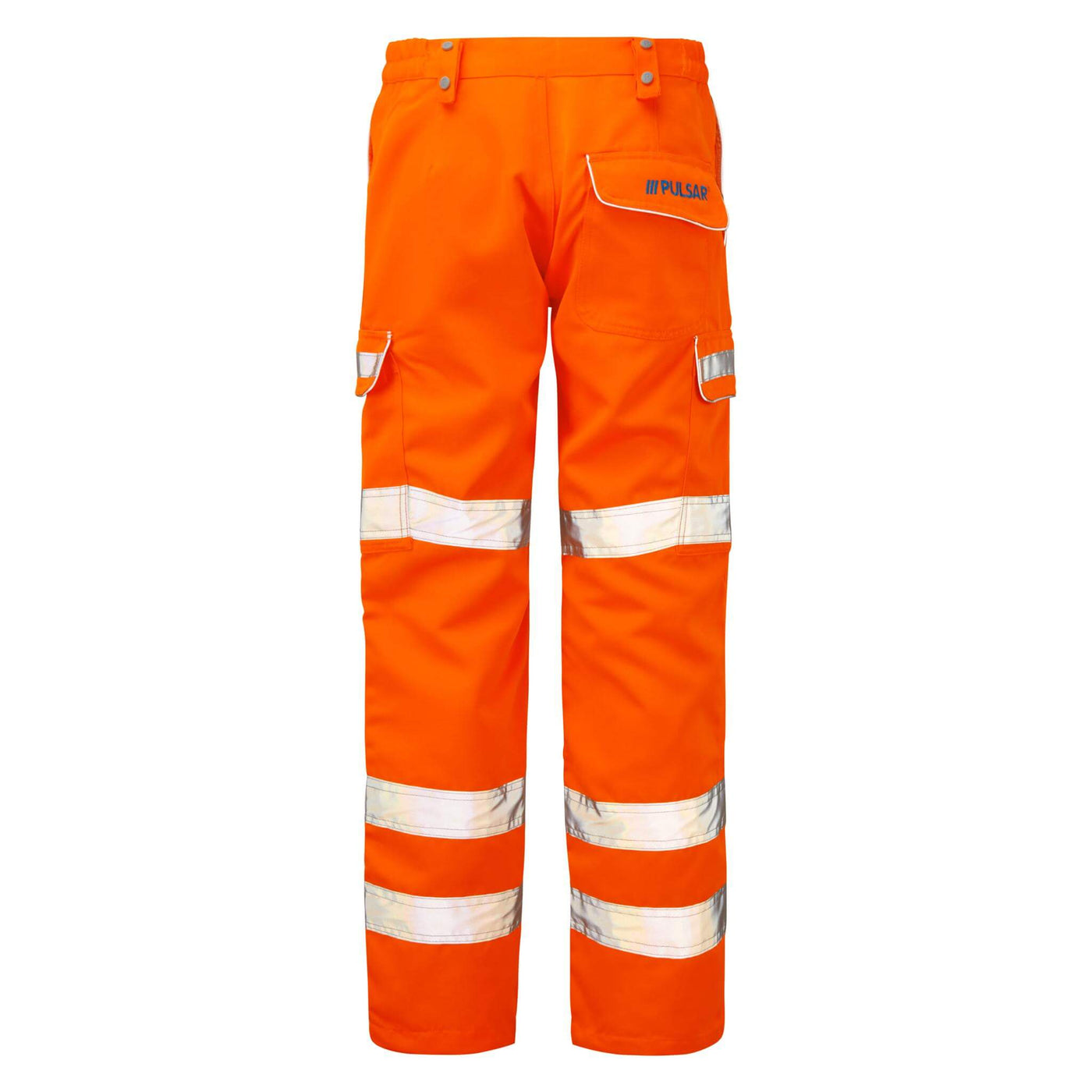 PULSAR PR336 Rail Spec Hi Vis Knee Pad Combat Trousers Orange BACK.jpg #colour_orange