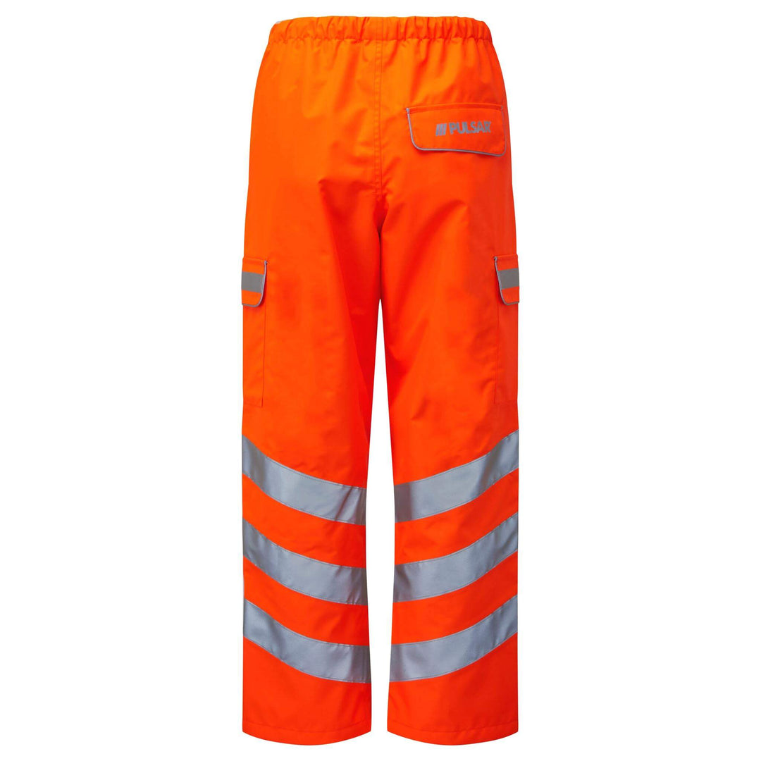 Safety Railing Boots PULSAR PR503TRS Rail Spec Hi Vis Waterproof Over Trousers