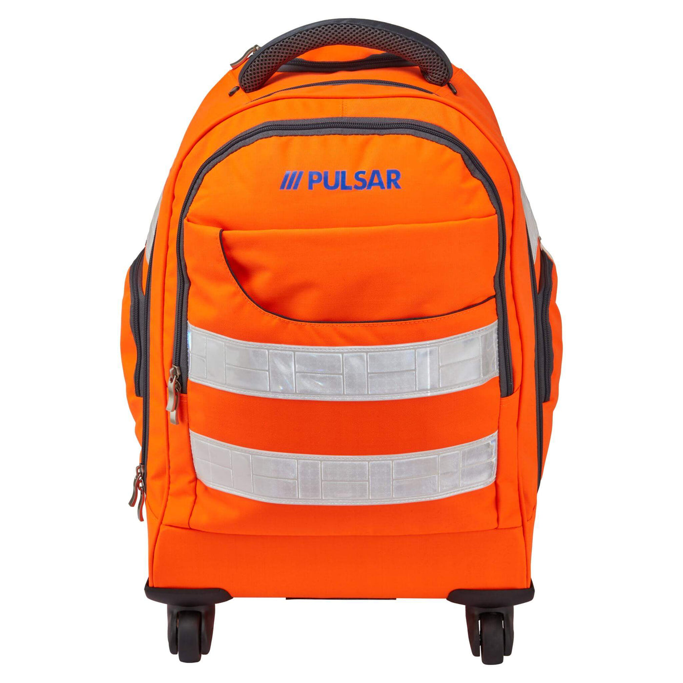 PULSAR PR545 Hi Vis Orange Trolley Back Pack Bag Orange Front.jpg #colour_orange
