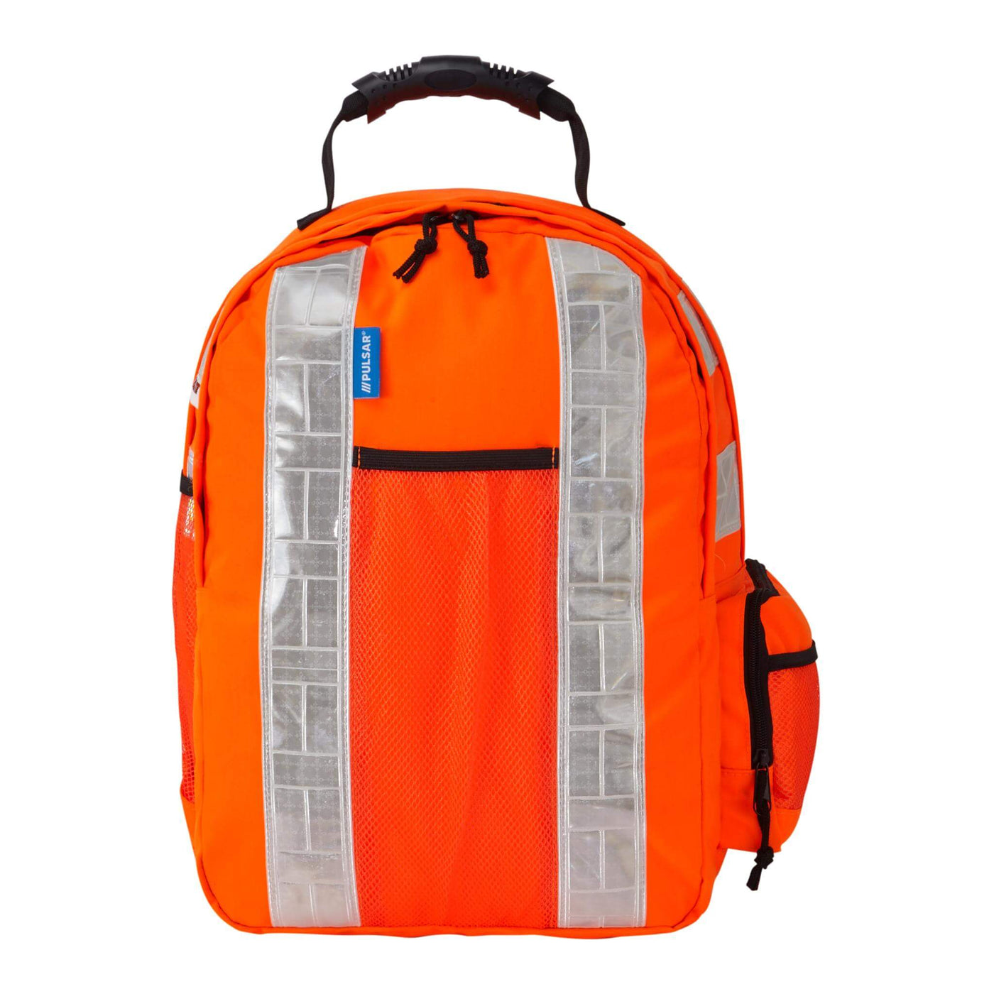 PULSAR PR549 Quick Release Hi Vis Back Pack Orange Front.jpg #colour_orange