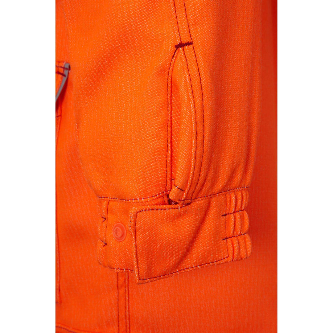 PULSAR PRARC05 Electric ARC Rail Spec Hi Vis Flame Retardant Combat Coverall Orange DETAIL 3.jpg #colour_orange