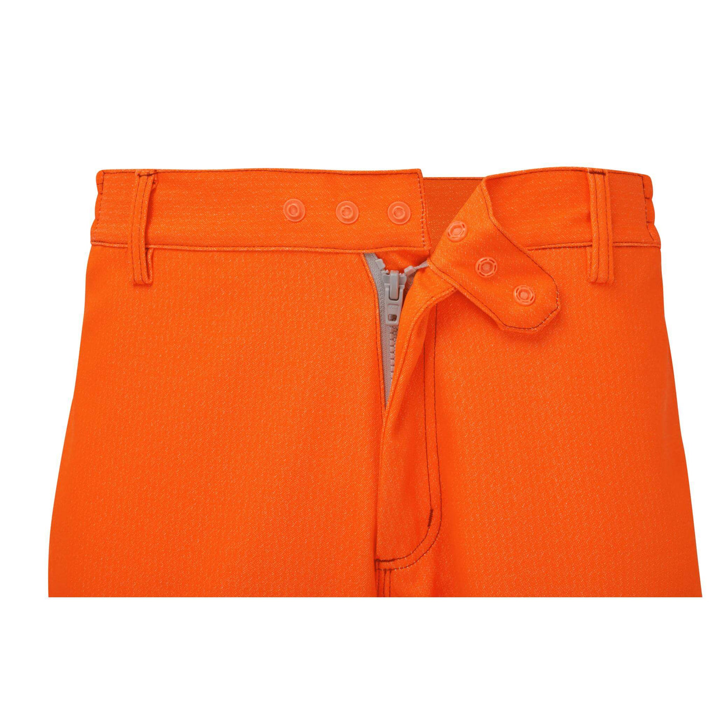 PULSAR PRARC07 Hi Vis Flame Retardant Electric ARC Combat Trousers Orange Fastening Detail.jpg #colour_orange