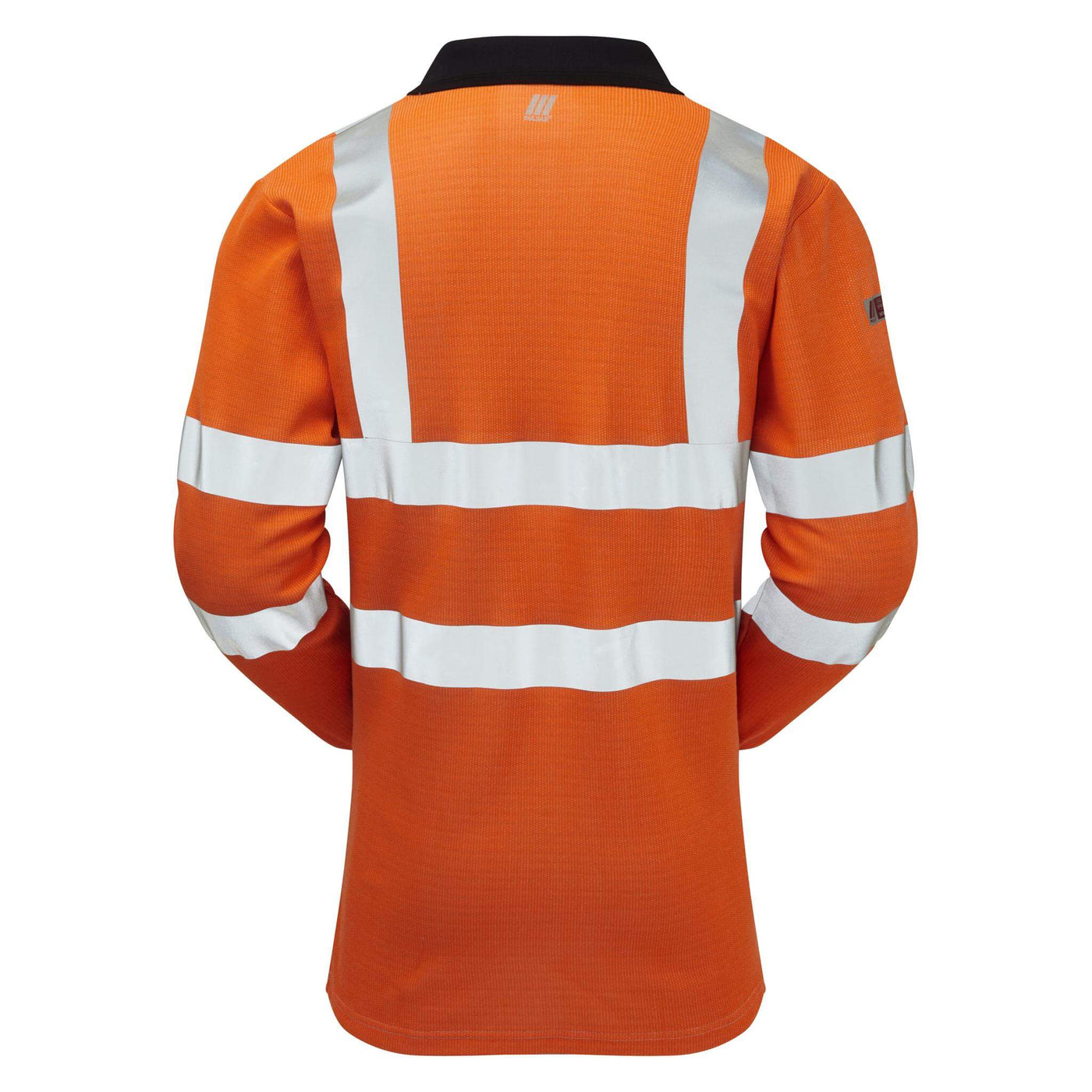 PULSAR PRARC21 Hi Vis Rail Spec FR Electric ARC Polo Shirt Orange Back.jpg #colour_orange