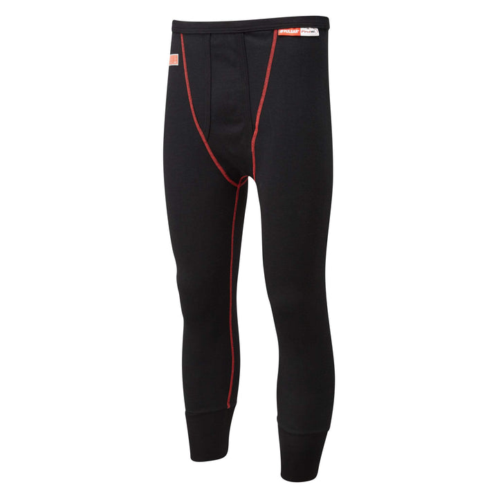 PULSAR XARC03 Flame Retardant Electric ARC Base Layer Pants Black Red Angle.jpg #colour_black-red