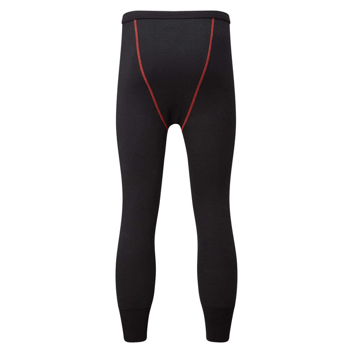 PULSAR XARC03 Flame Retardant Electric ARC Base Layer Pants Black Red Back.jpg #colour_black-red