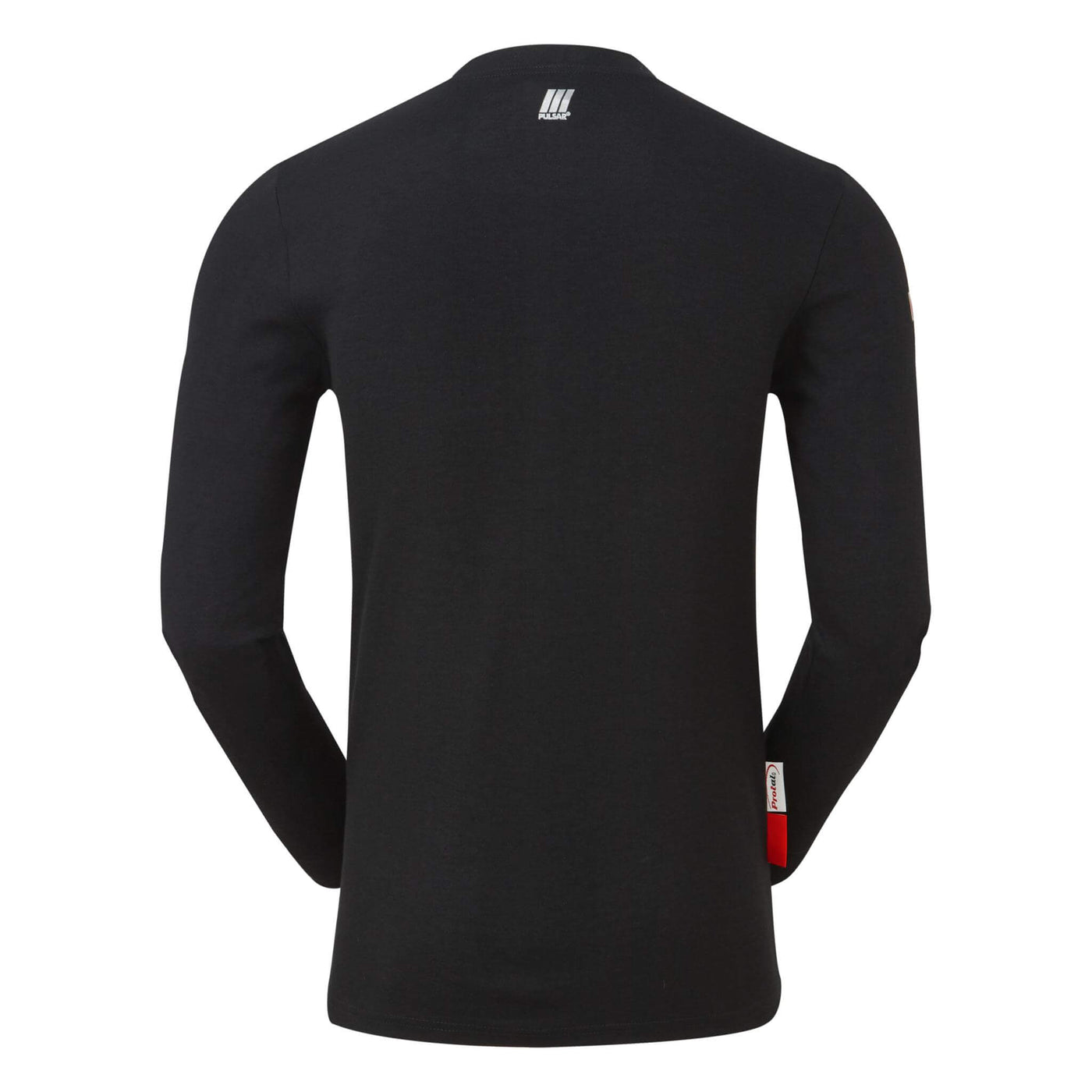 PULSAR XFRC101 Flame Retardant Long Sleeve Base Layer Shirt Black Back.jpg #colour_black