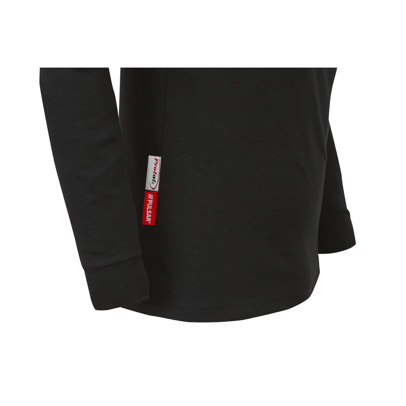 PULSAR XFRC101 Flame Retardant Long Sleeve Base Layer Shirt Black Detail 2.jpg #colour_black