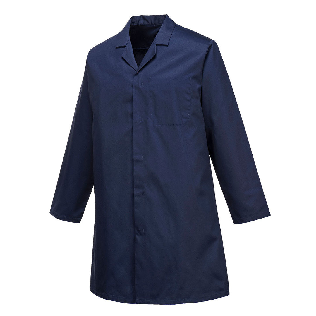 Portwest 2202 Men’s Food Coat 1#colour_navy 2#colour_navy