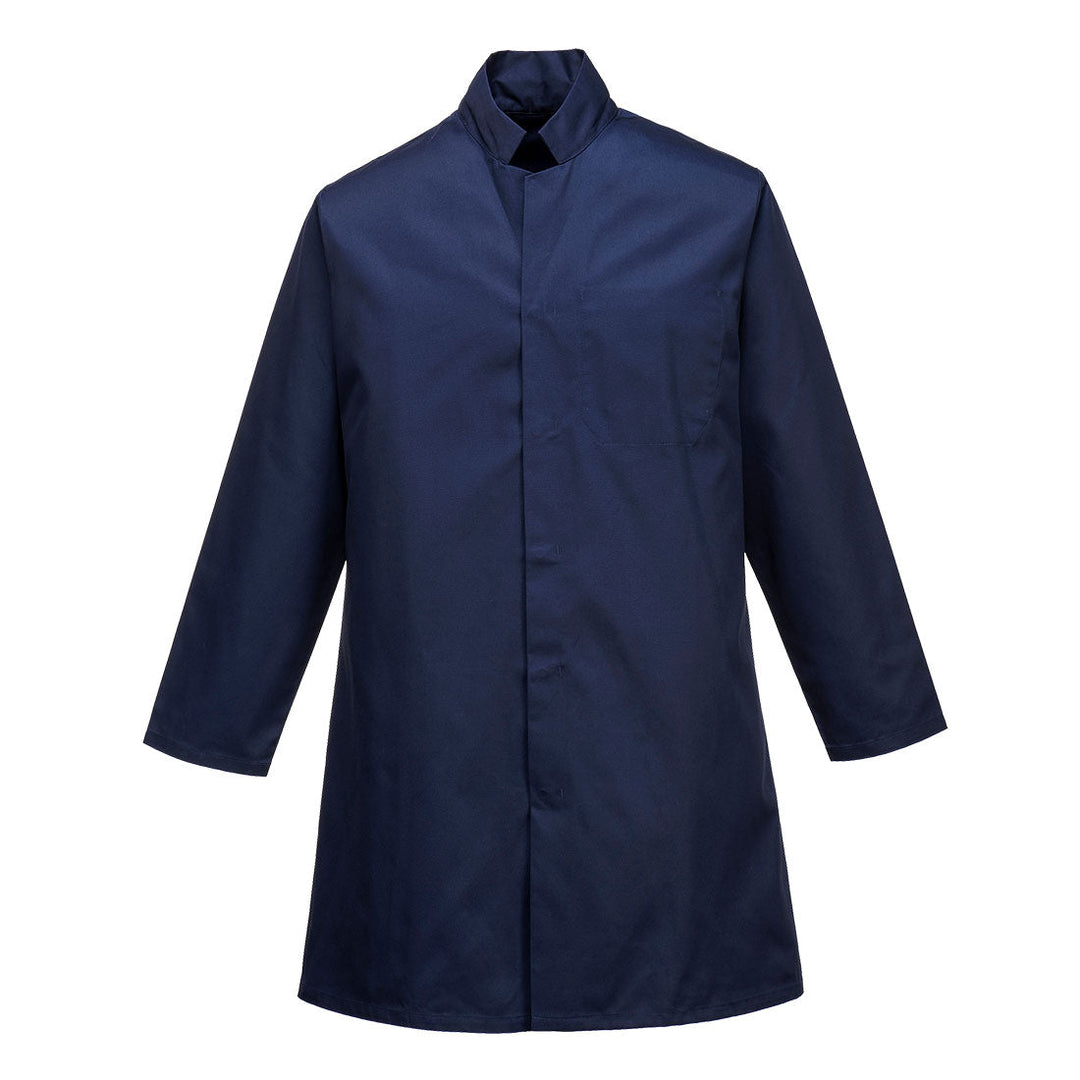 Portwest 2202 Men’s Food Coat 1#colour_navy 2#colour_navy 3#colour_navy