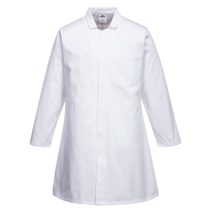 Portwest 2202 Men’s Food Coat 1#colour_white