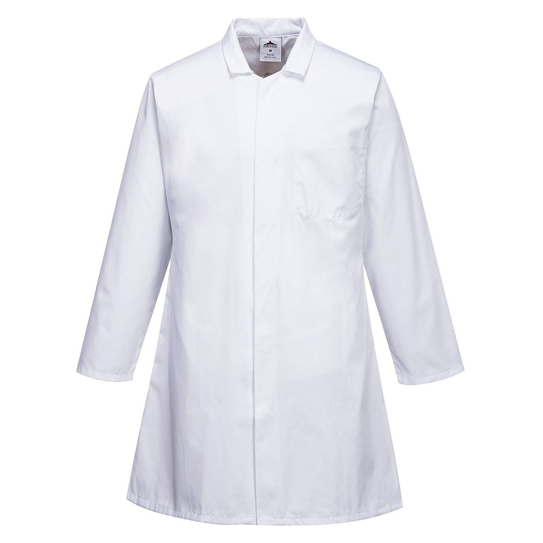 Portwest 2206 Mens Food Coat 1#colour_white