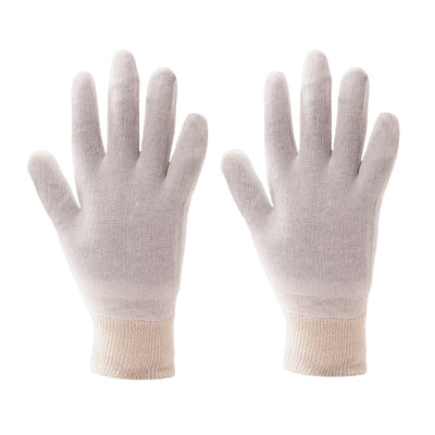 Portwest A050 Stockinette Knitwrist Gloves (600 Pairs) 1#colour_beige