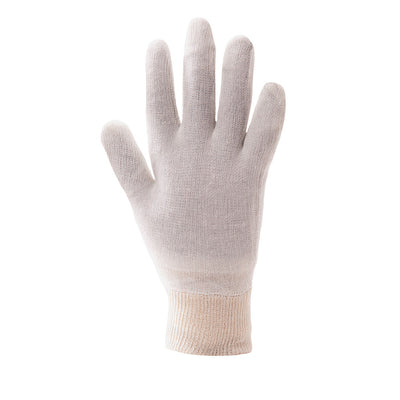 Portwest A050 Stockinette Knitwrist Gloves (600 Pairs) 1#colour_beige 2#colour_beige
