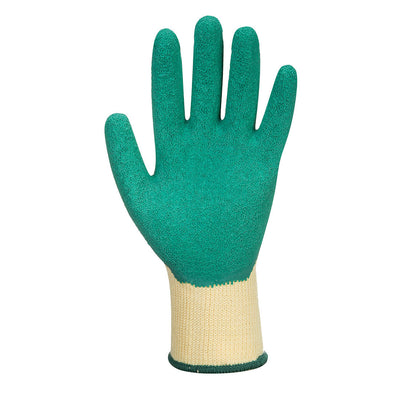 Portwest A100 Grip Latex Gloves 1#colour_green 2#colour_green