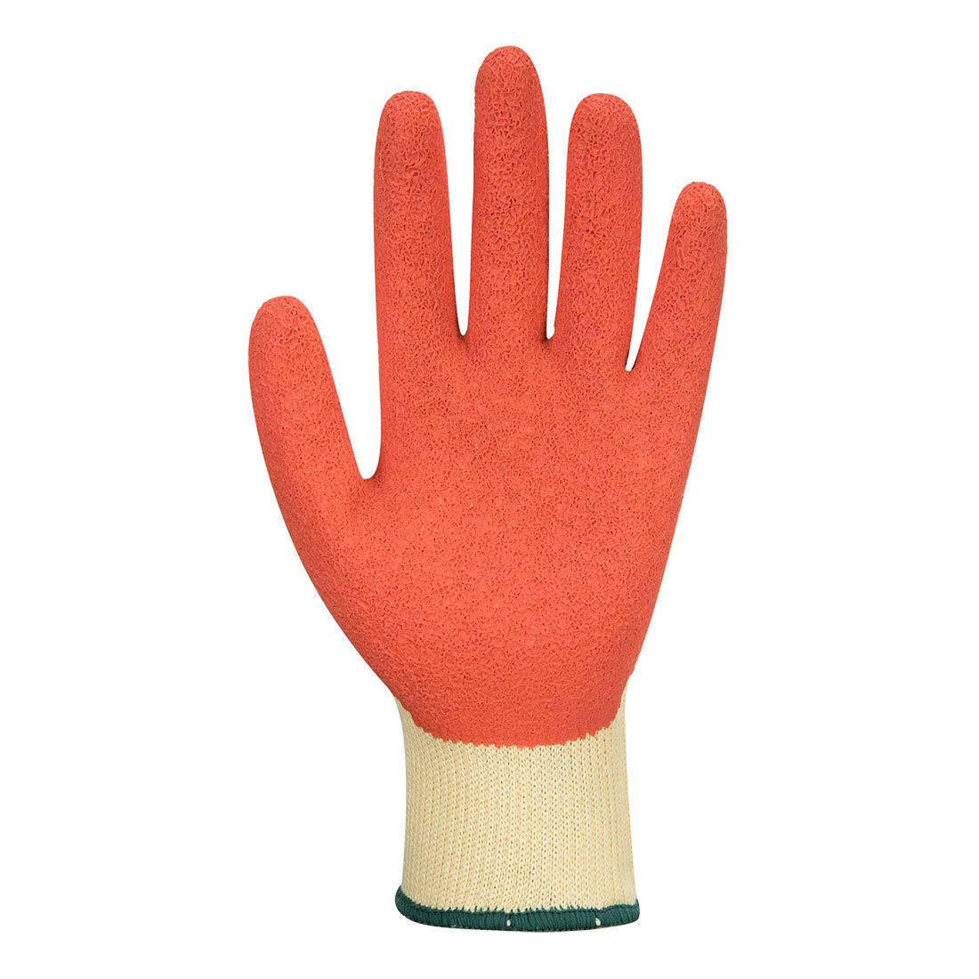 Portwest A100 Grip Latex Gloves 1#colour_orange 2#colour_orange