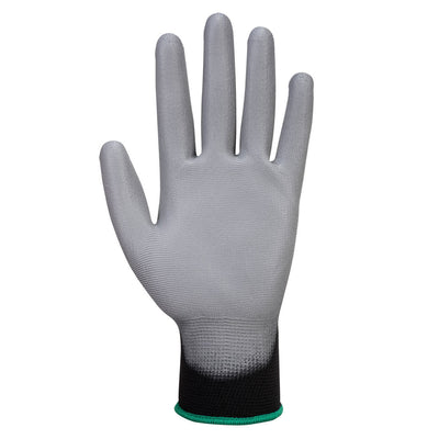 Portwest A120 PU Palm Gloves 1#colour_black-grey 2#colour_black-grey