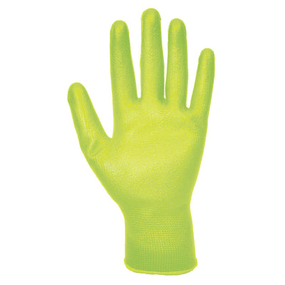 Portwest A120 PU Palm Gloves 1#colour_yellow 2#colour_yellow