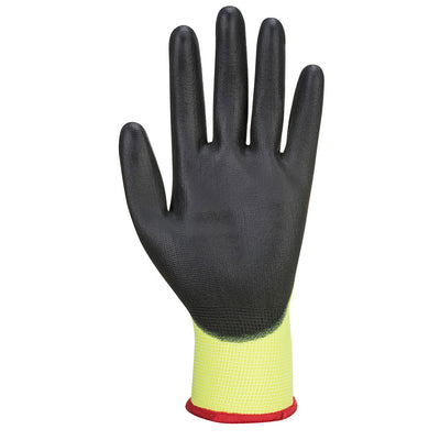 Portwest A120 PU Palm Gloves 1#colour_yellow-black 2#colour_yellow-black