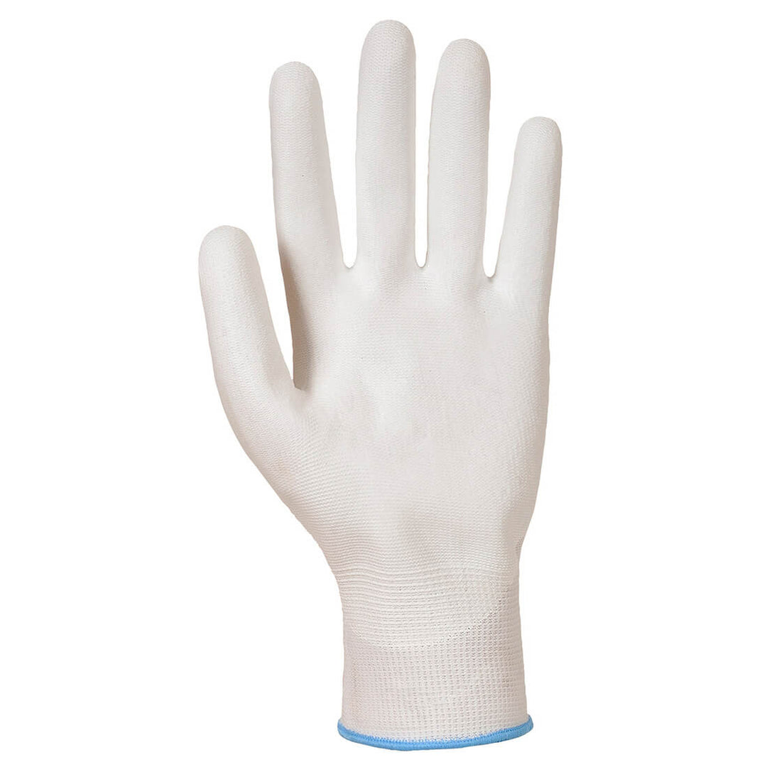 Portwest A122 PU Ultra Gloves White Front#colour_white